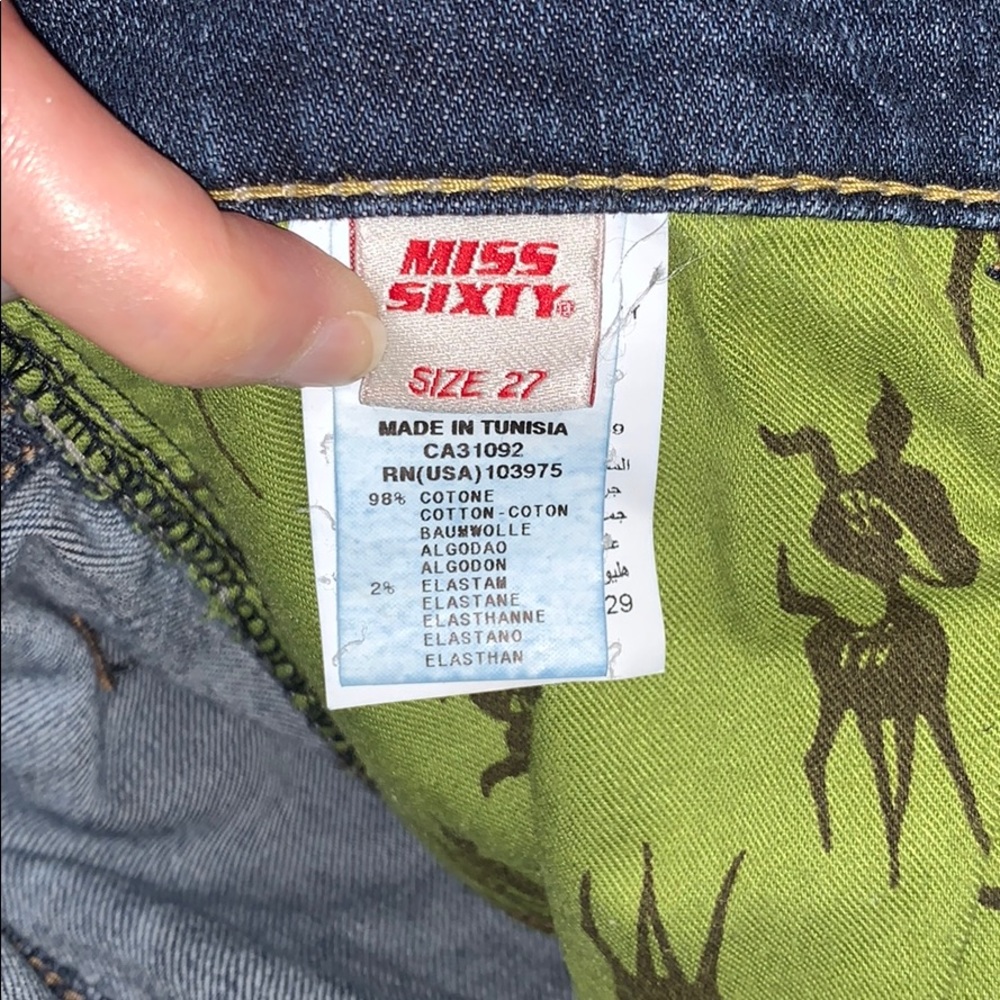 Miss Sixty Denim Flare Cut Jeans - Picture 5 of 6